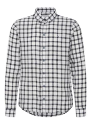 Чоловіча сорочка синя CASUAL FRIDAY з льону та бавовни