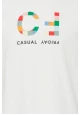 Чоловіча футболка біла CASUAL FRIDAY з бавовни фото 4