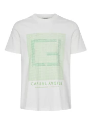 Чоловіча футболка зелена CASUAL FRIDAY з бавовни